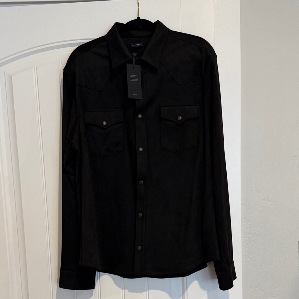 Men's Black Dress Shirt
